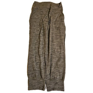 Lululemon Align Crop Joggers Heathered Black Gray Size 4 Style: W6BJ0S